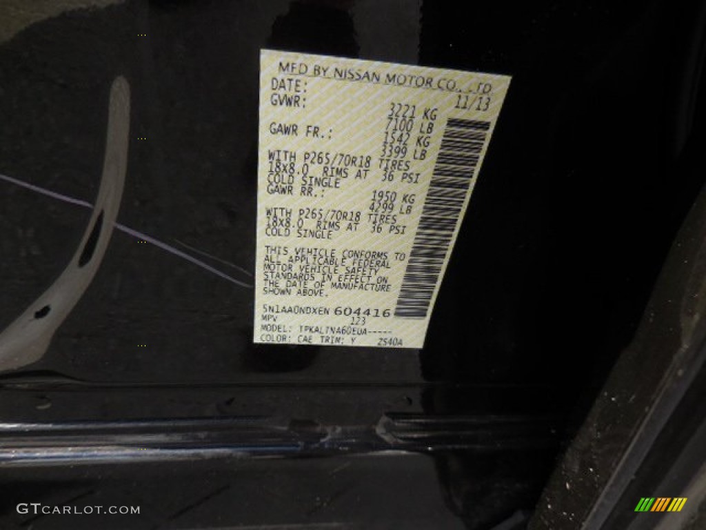 2014 Armada SV - Java Metallic / Almond photo #24