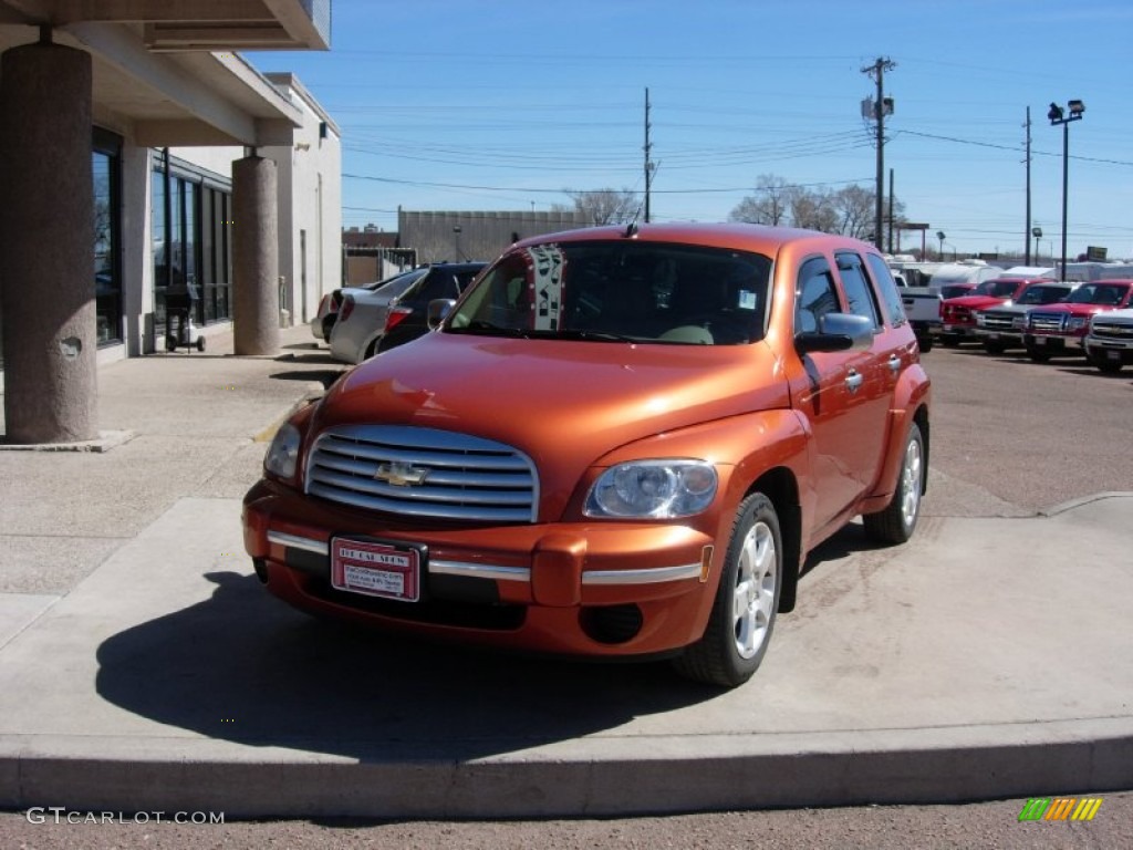 2007 HHR LT - Sunburst Orange II Metallic / Cashmere Beige photo #23