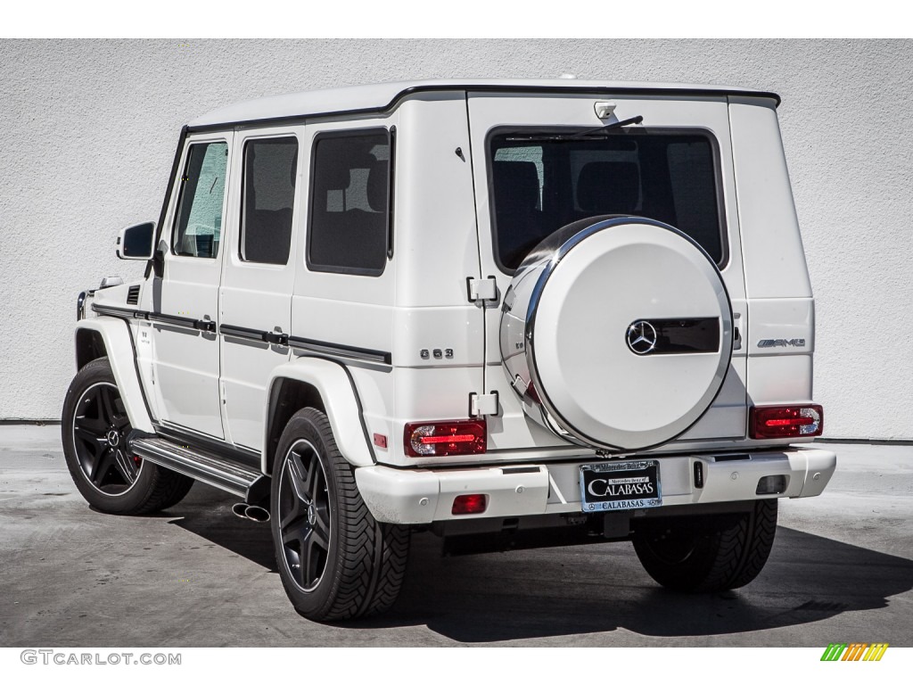 2015 G 63 AMG - designo Mystic White Metallic / designo Porcelain/Black photo #2