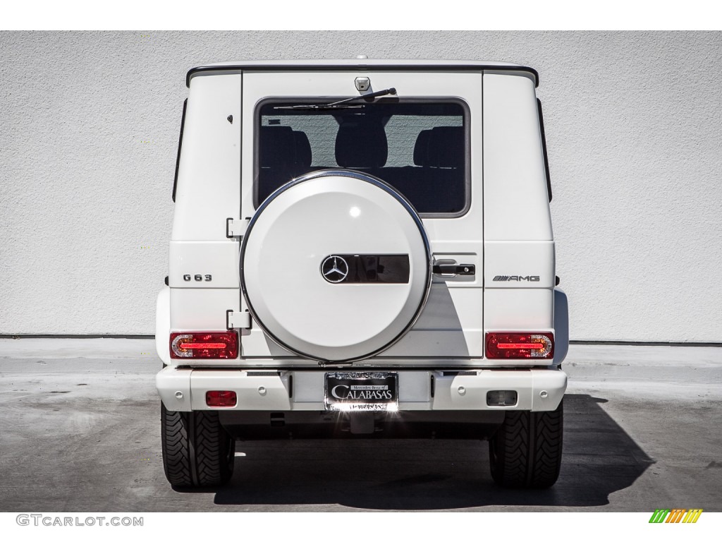 2015 G 63 AMG - designo Mystic White Metallic / designo Porcelain/Black photo #3