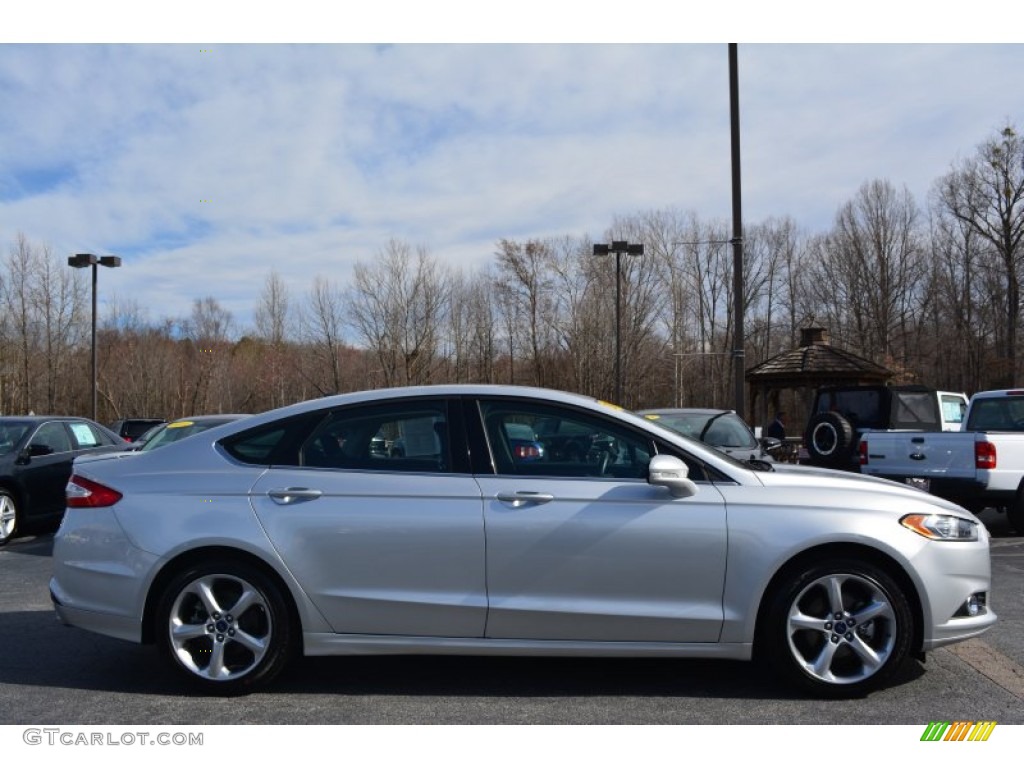 2014 Fusion SE - Ingot Silver / Charcoal Black photo #2