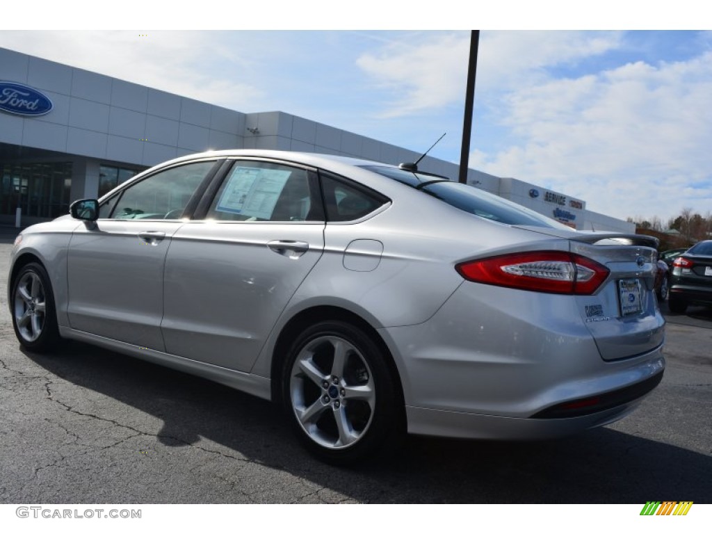 2014 Fusion SE - Ingot Silver / Charcoal Black photo #5