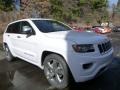 2015 Bright White Jeep Grand Cherokee Overland 4x4  photo #8