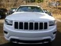 2015 Bright White Jeep Grand Cherokee Overland 4x4  photo #9