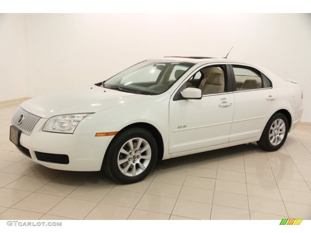 White Suede 2008 Mercury Milan I4 Exterior Photo #102242916