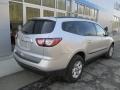 2015 Silver Ice Metallic Chevrolet Traverse LS AWD  photo #4