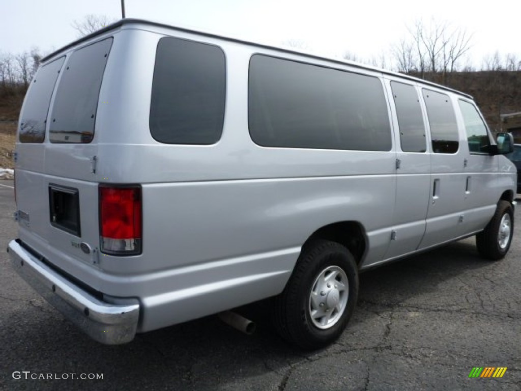 2014 E-Series Van E350 XLT Extended 15 Passenger Van - Ingot Silver / Medium Flint photo #2