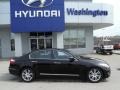 2011 Black Noir Pearl Hyundai Genesis 4.6 Sedan  photo #2