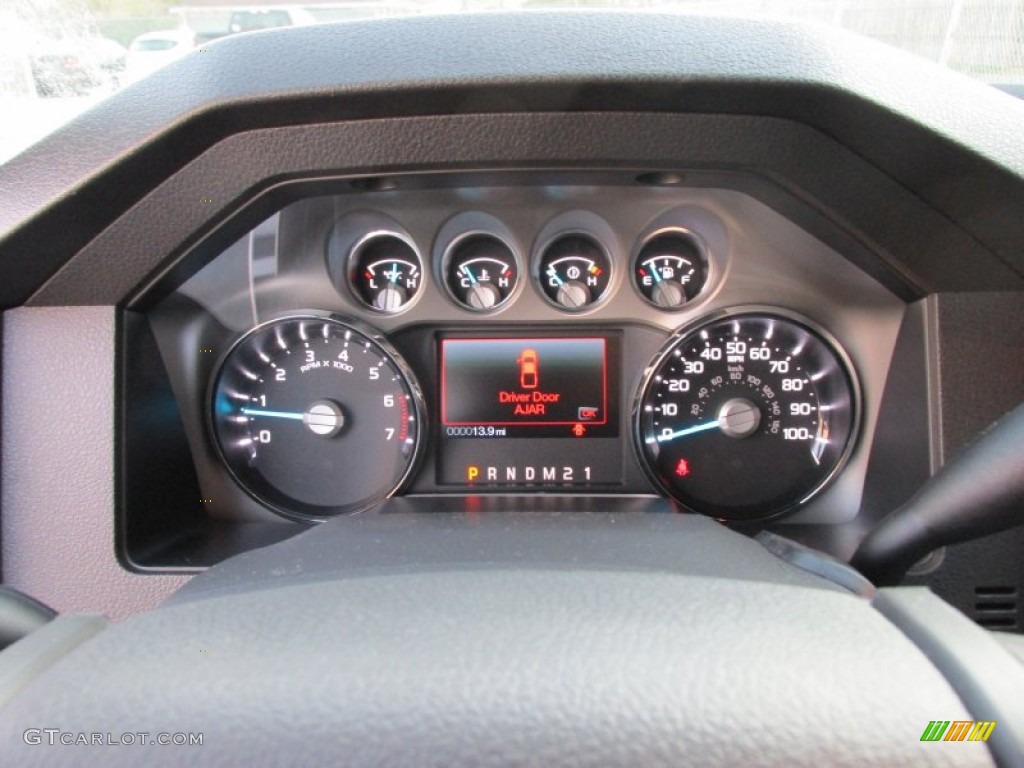 2015 Ford F250 Super Duty Lariat Crew Cab 4x4 Gauges Photo #102247554