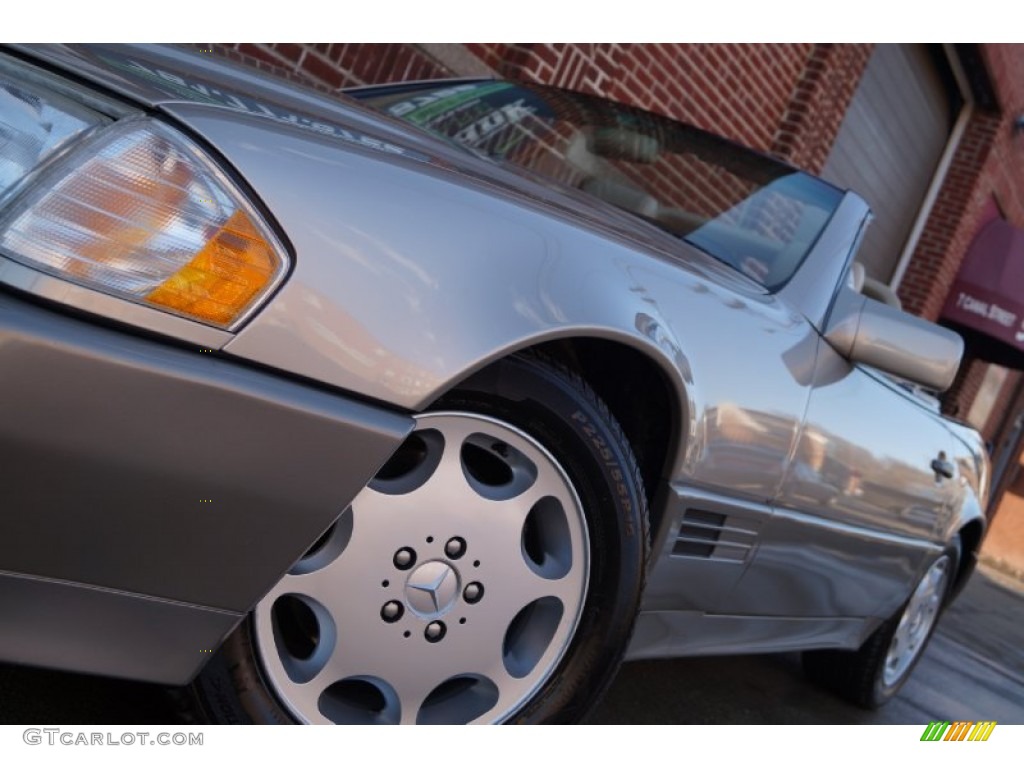 1995 SL 500 Roadster - Smoke Silver Metallic / Parchment Beige photo #14