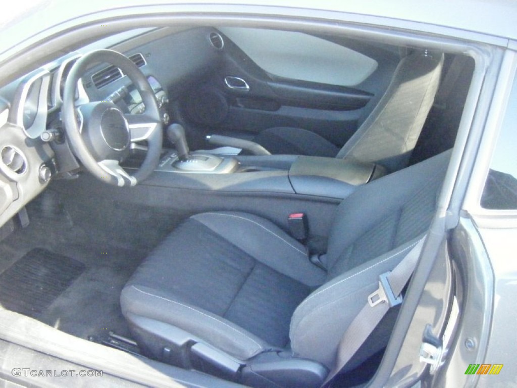 2010 Camaro LS Coupe - Cyber Gray Metallic / Black photo #6
