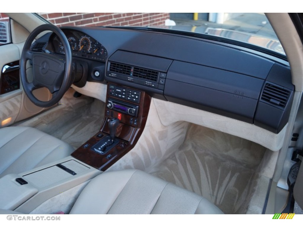 1995 SL 500 Roadster - Smoke Silver Metallic / Parchment Beige photo #20