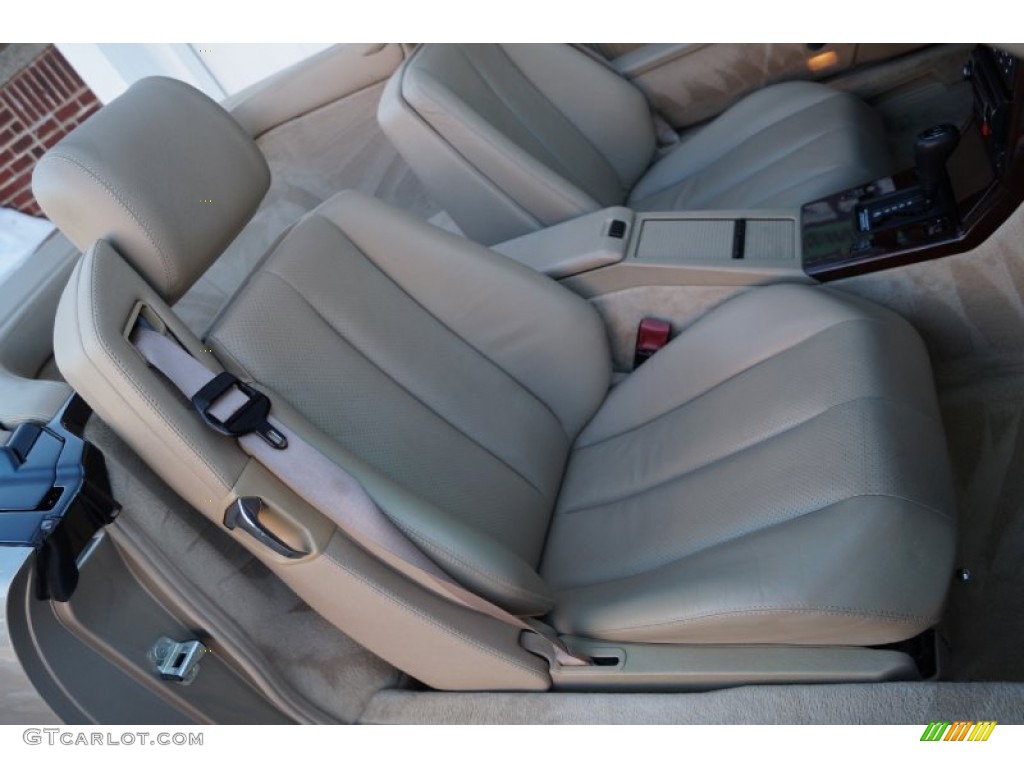 1995 SL 500 Roadster - Smoke Silver Metallic / Parchment Beige photo #24