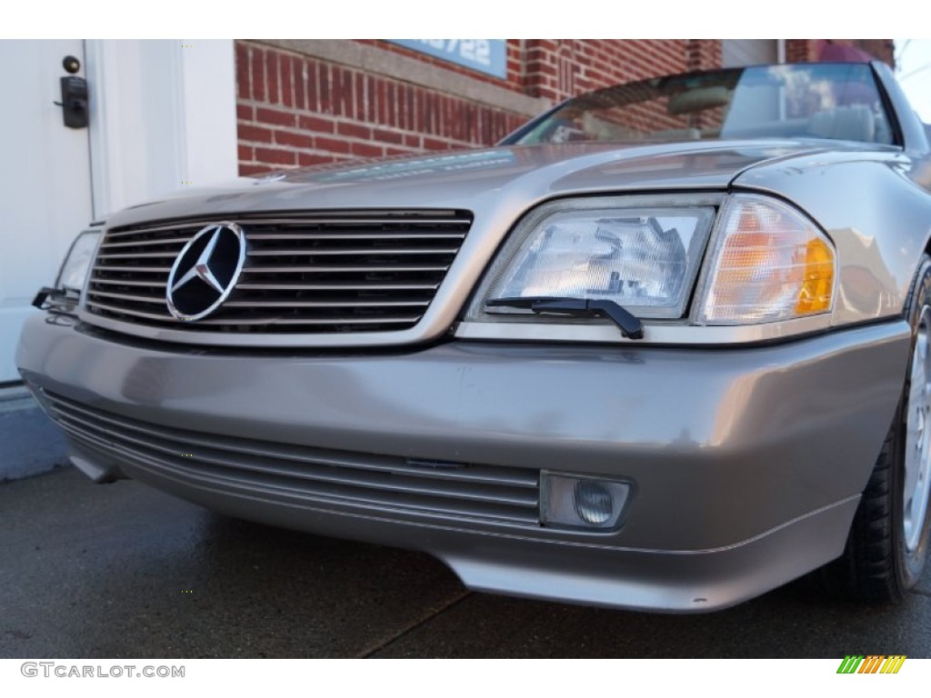 1995 SL 500 Roadster - Smoke Silver Metallic / Parchment Beige photo #25