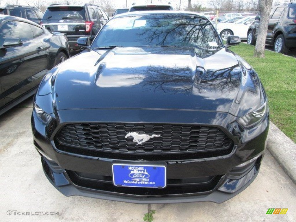 2015 Mustang V6 Coupe - Black / Ebony photo #3