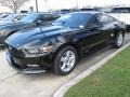 2015 Black Ford Mustang V6 Coupe  photo #4