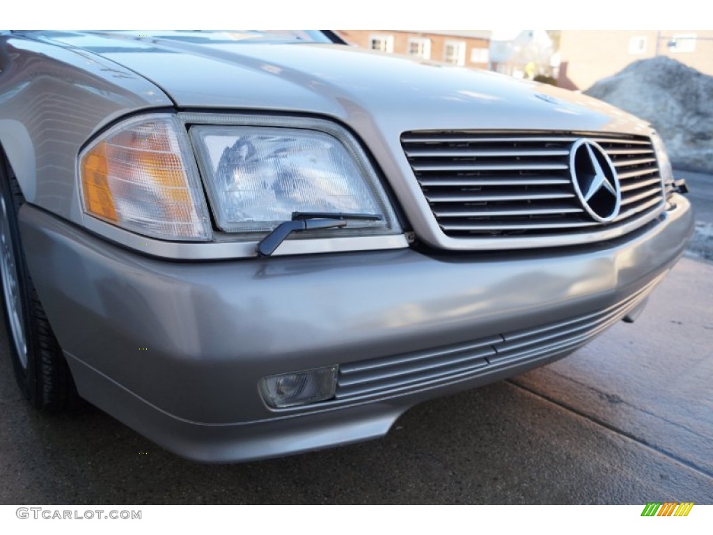 1995 SL 500 Roadster - Smoke Silver Metallic / Parchment Beige photo #27