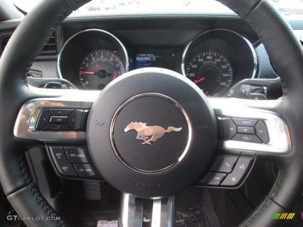 2015 Mustang V6 Coupe - Black / Ebony photo #8