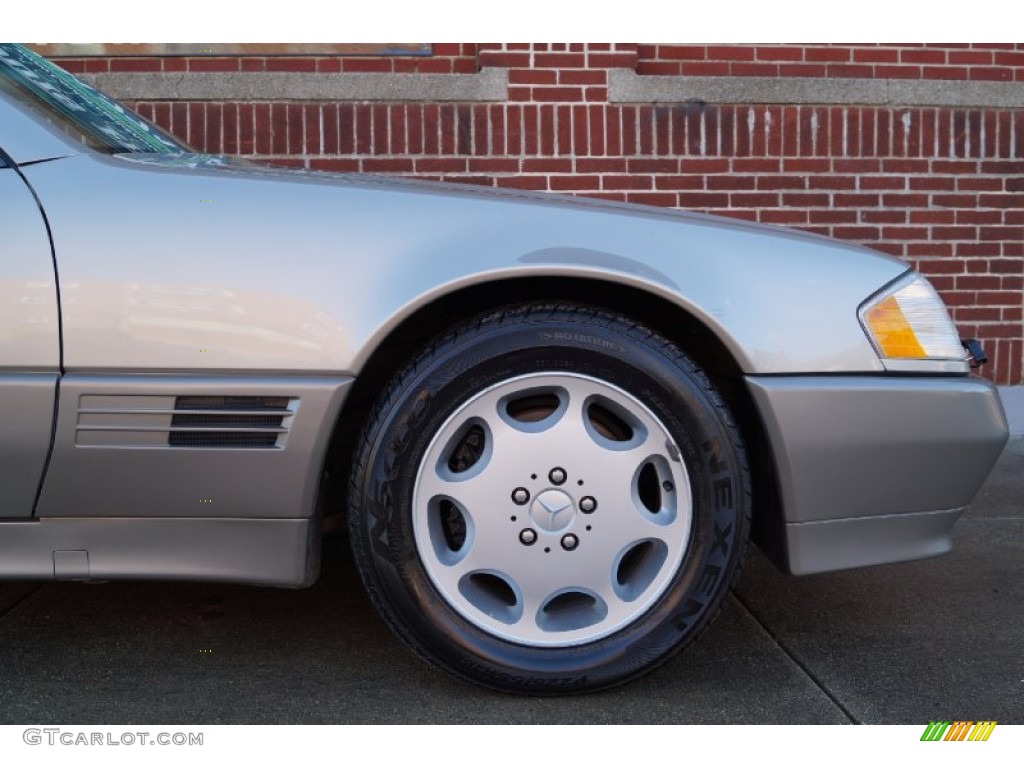 1995 SL 500 Roadster - Smoke Silver Metallic / Parchment Beige photo #32