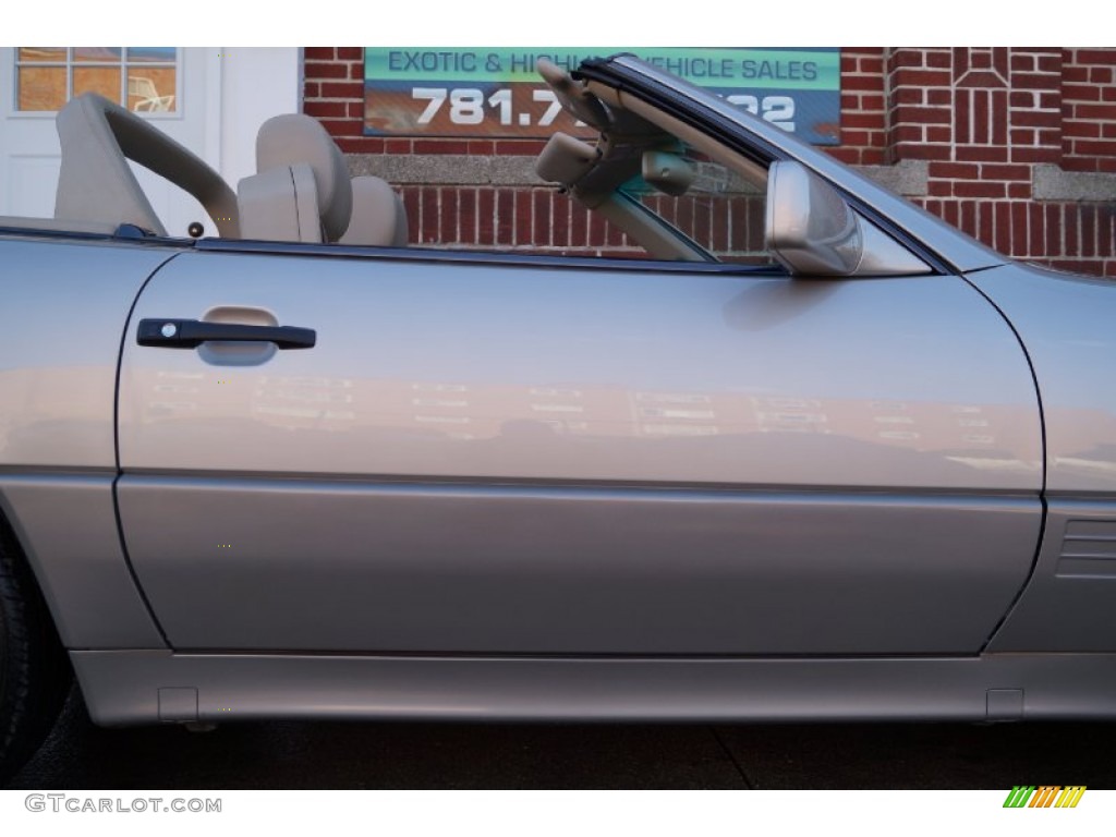 1995 SL 500 Roadster - Smoke Silver Metallic / Parchment Beige photo #34