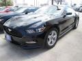 2015 Black Ford Mustang V6 Coupe  photo #4
