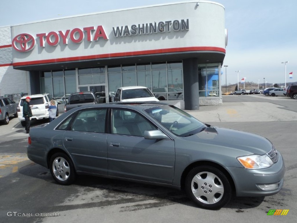 2004 Avalon XLS - Silver Spruce Metallic / Taupe photo #2
