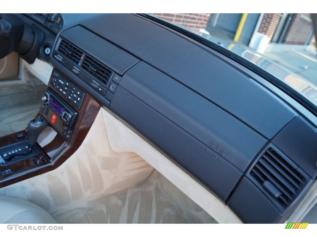 1995 SL 500 Roadster - Smoke Silver Metallic / Parchment Beige photo #54