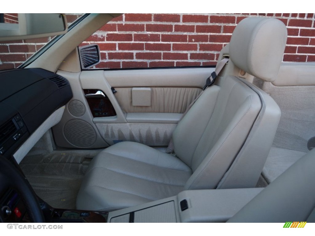 1995 SL 500 Roadster - Smoke Silver Metallic / Parchment Beige photo #62