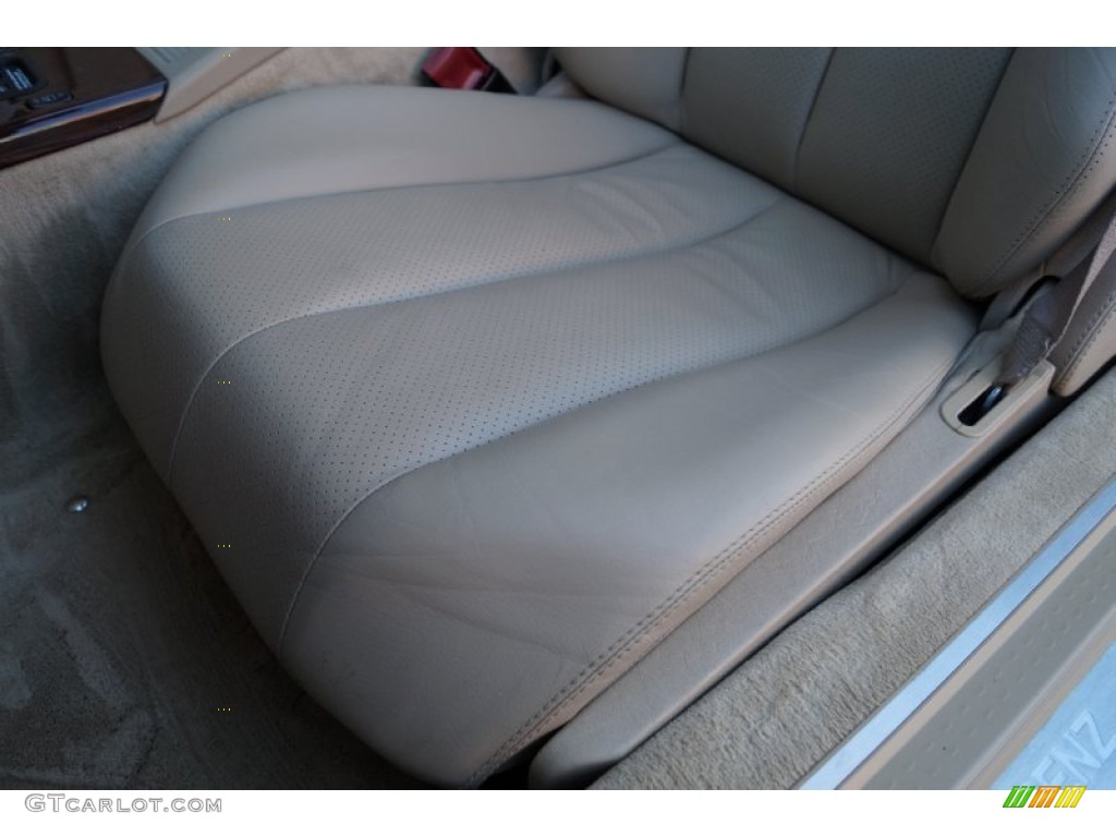1995 SL 500 Roadster - Smoke Silver Metallic / Parchment Beige photo #73