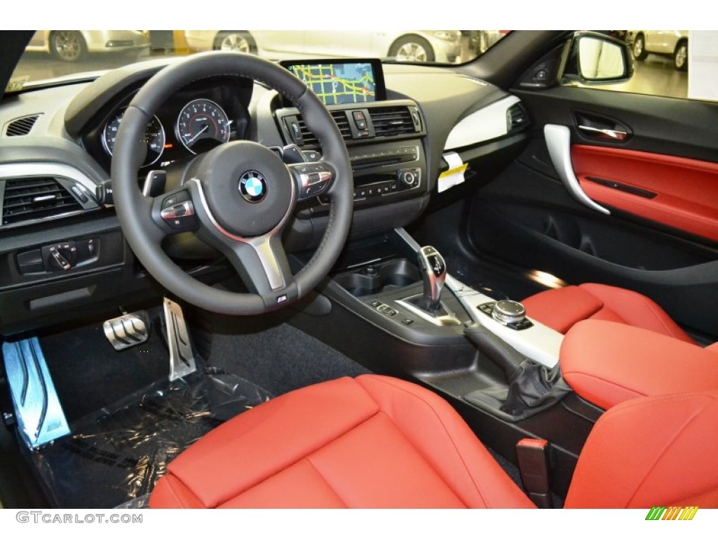 Black Interior 2015 BMW 2 Series M235i Coupe Photo #102249675