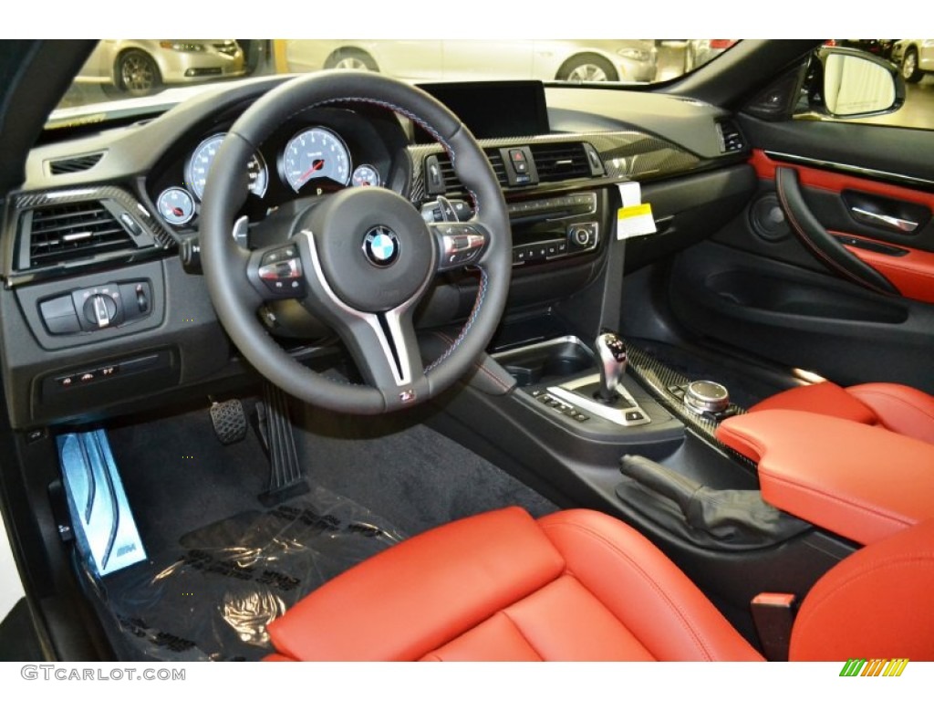 Sakhir Orange/Black Interior 2015 BMW M4 Convertible Photo #102250137
