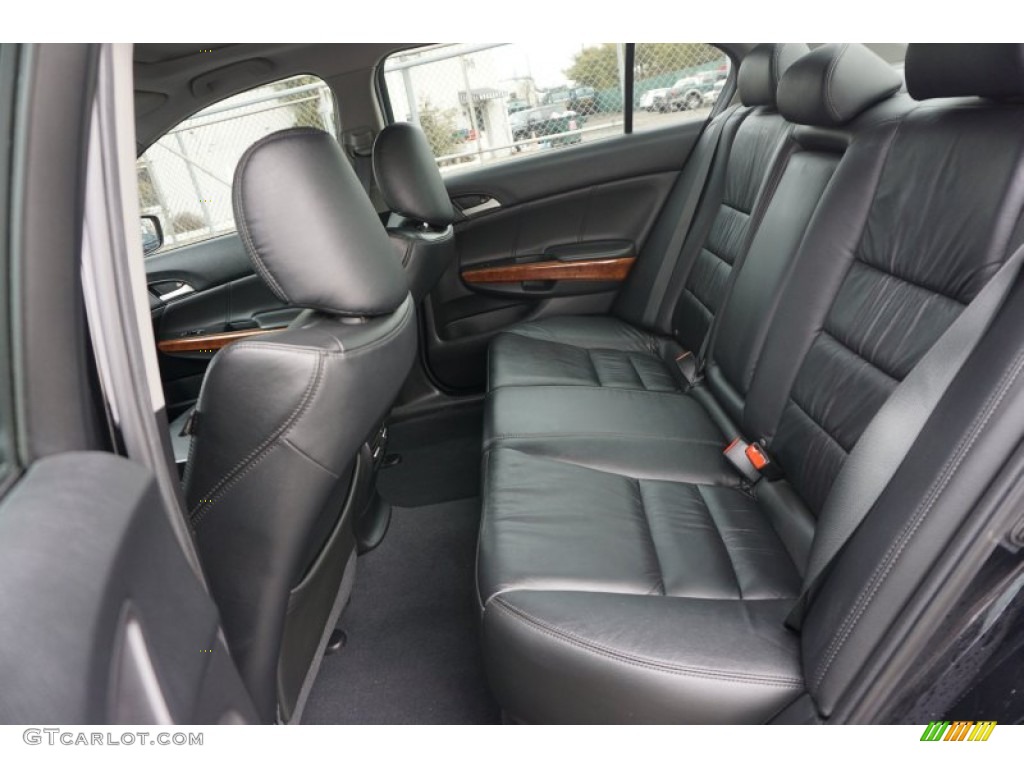 2012 Honda Accord EX-L V6 Sedan Rear Seat Photo #102250149