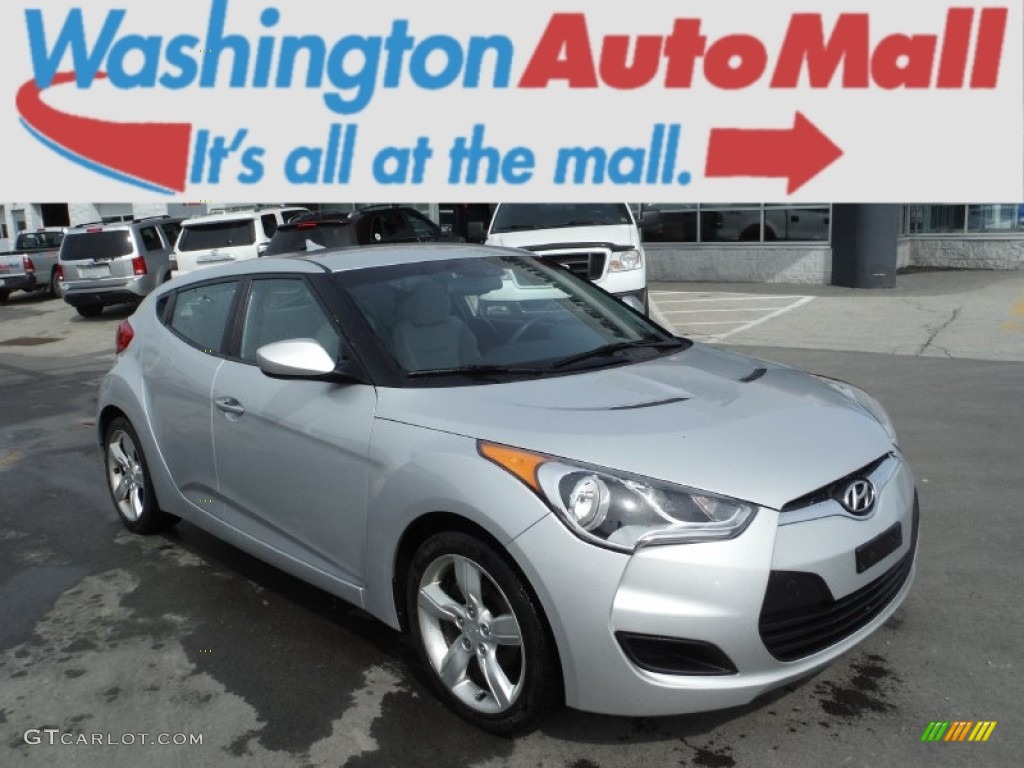 2012 Veloster  - Ironman Silver / Gray photo #1