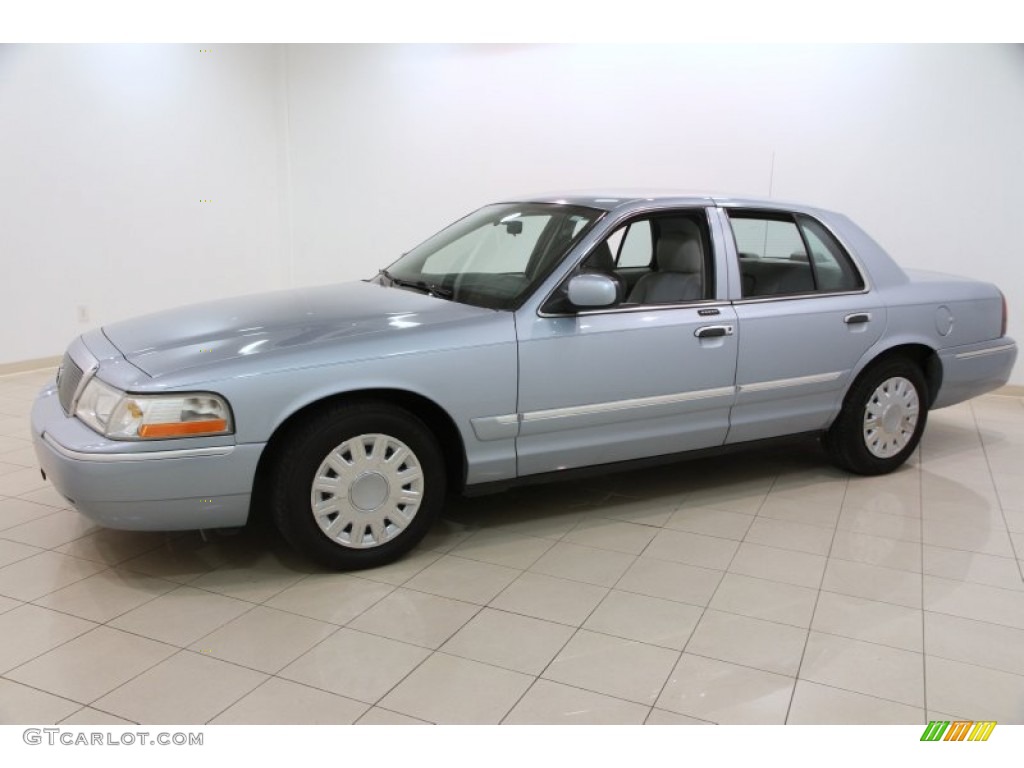 Light Ice Blue Metallic 2005 Mercury Grand Marquis GS Exterior Photo #102252156