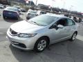 Alabaster Silver Metallic 2014 Honda Civic LX Sedan Exterior