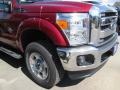 2015 Ruby Red Ford F250 Super Duty XLT Crew Cab 4x4  photo #2