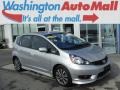 Alabaster Silver Metallic 2012 Honda Fit Sport