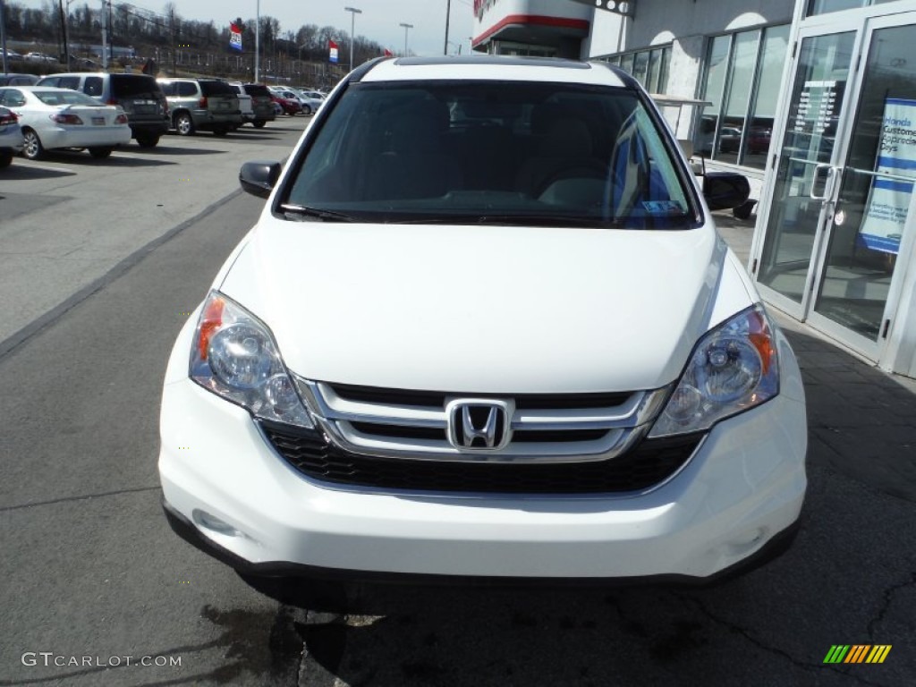 2011 CR-V EX 4WD - Taffeta White / Gray photo #5