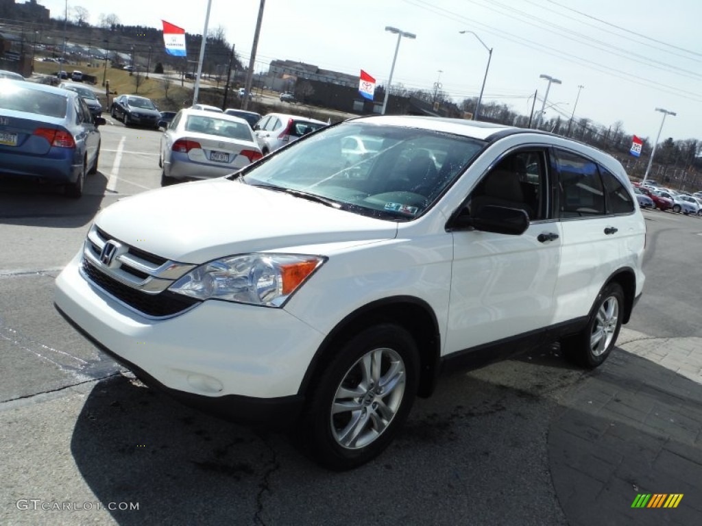 2011 CR-V EX 4WD - Taffeta White / Gray photo #6