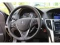 2015 Acura TLX Espresso Interior Steering Wheel Photo