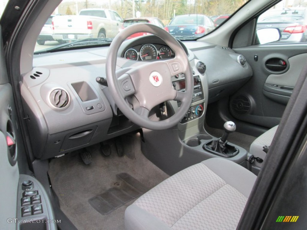 2007 ION 2 Sedan - Black Onyx / Gray photo #10