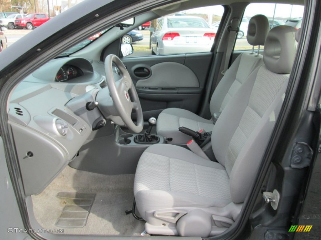 2007 ION 2 Sedan - Black Onyx / Gray photo #11