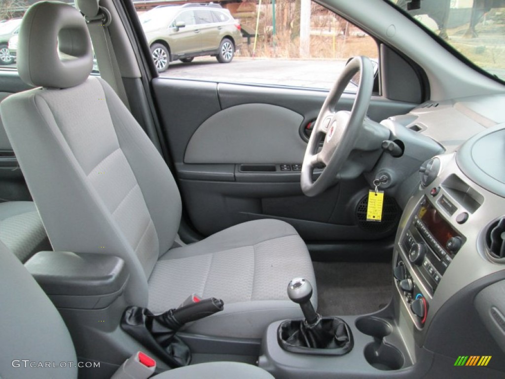 2007 ION 2 Sedan - Black Onyx / Gray photo #16