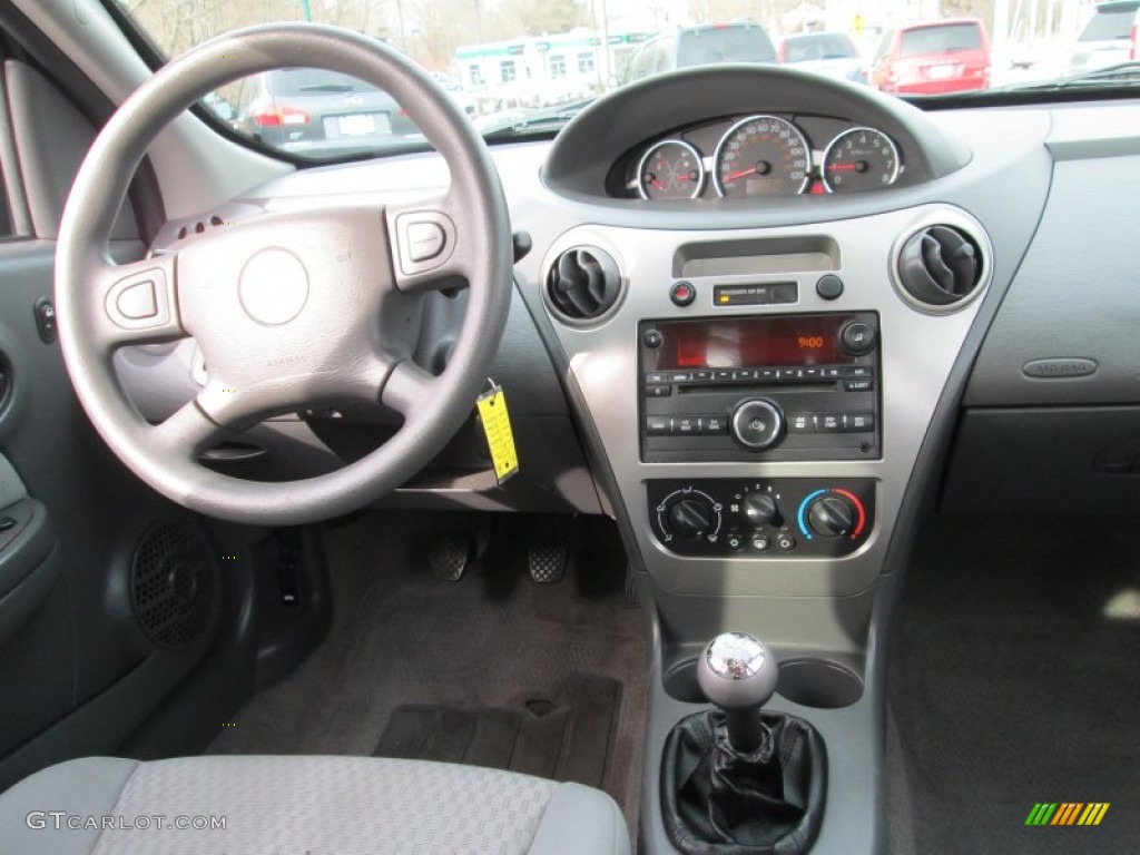 2007 ION 2 Sedan - Black Onyx / Gray photo #17