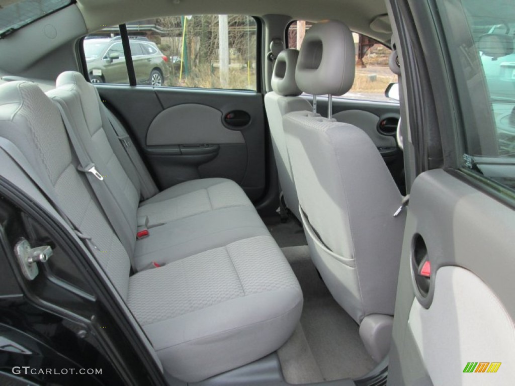 2007 ION 2 Sedan - Black Onyx / Gray photo #19