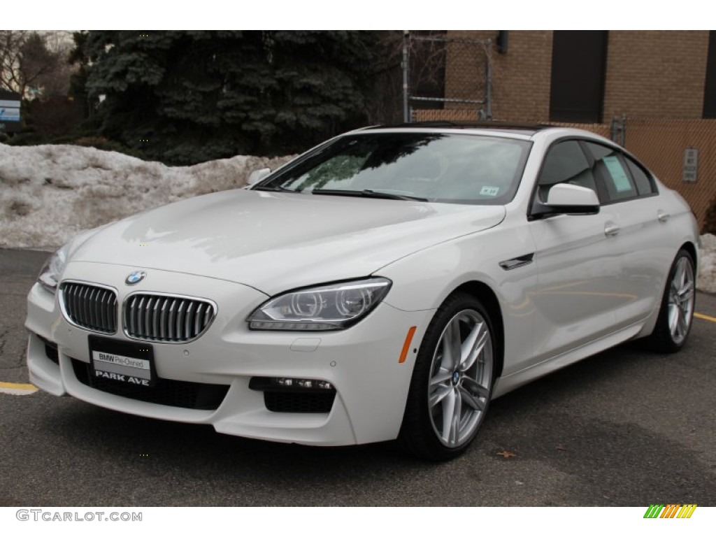 2015 6 Series 650i xDrive Gran Coupe - Alpine White / Black photo #6