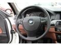 Cinnamon Brown Steering Wheel Photo for 2013 BMW 5 Series #102259663