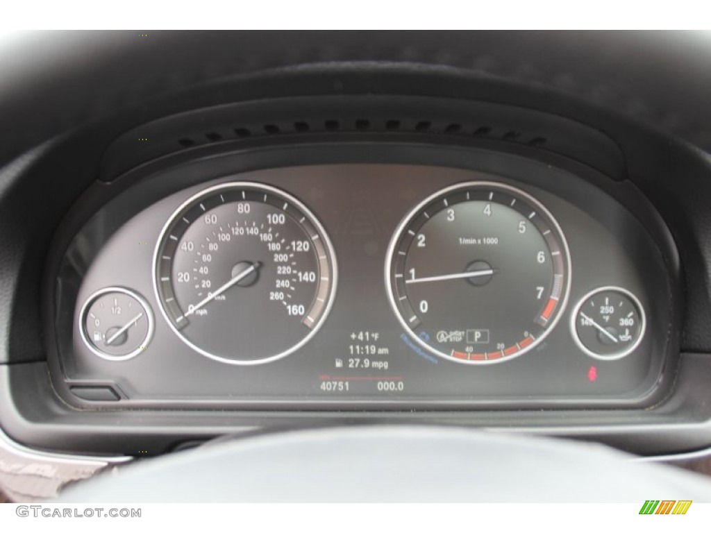 2013 BMW 5 Series 528i xDrive Sedan Gauges Photo #102259740