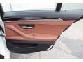Cinnamon Brown 2013 BMW 5 Series 528i xDrive Sedan Door Panel