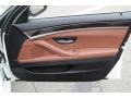 Cinnamon Brown 2013 BMW 5 Series 528i xDrive Sedan Door Panel